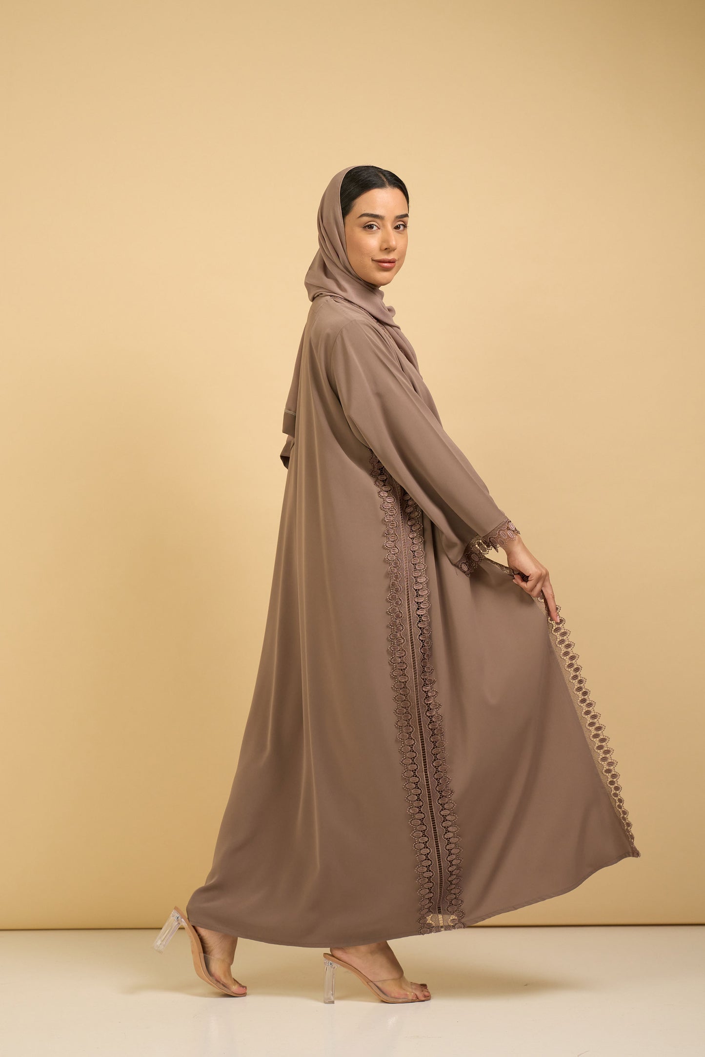 Taupe Grace Abaya