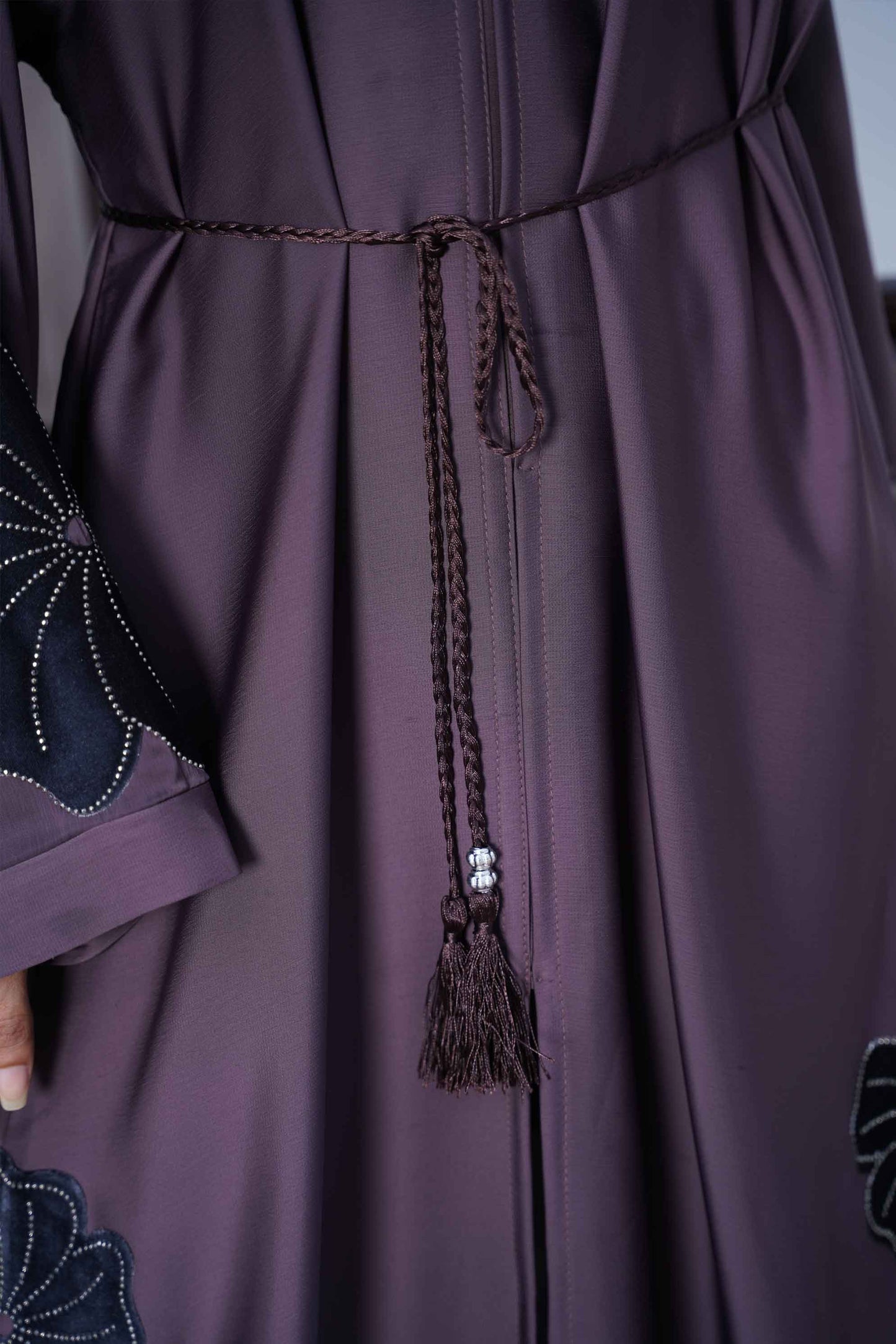 Velvet Blossom Abaya