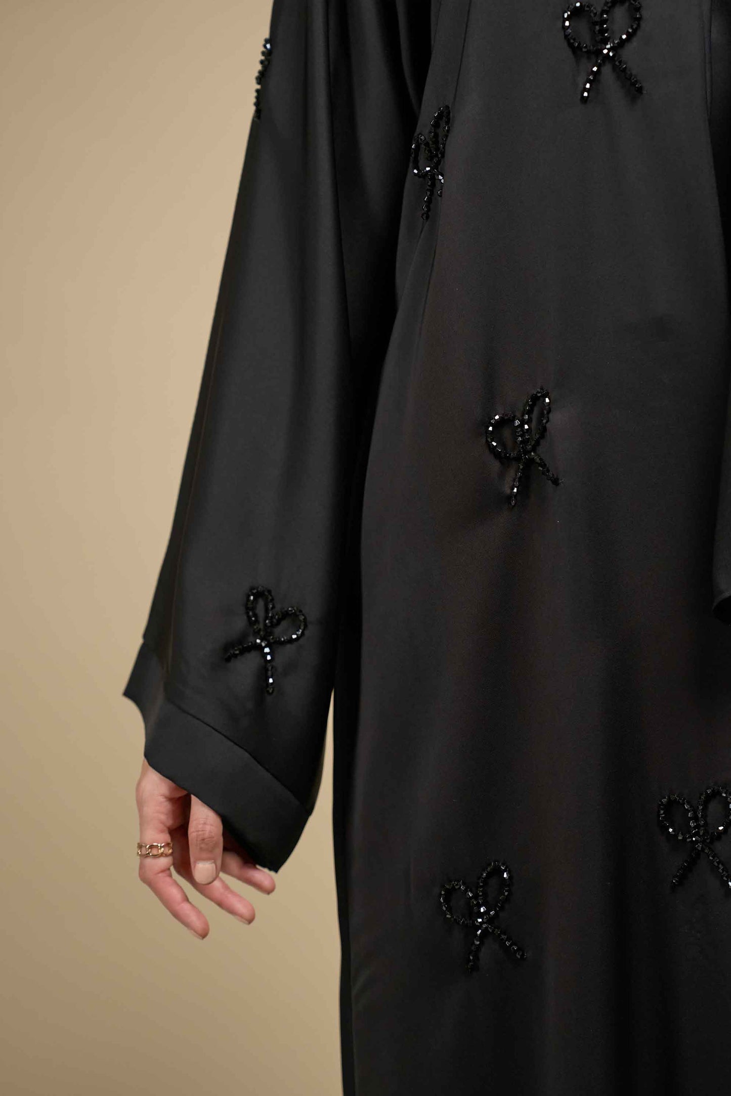 Black Bow Abaya