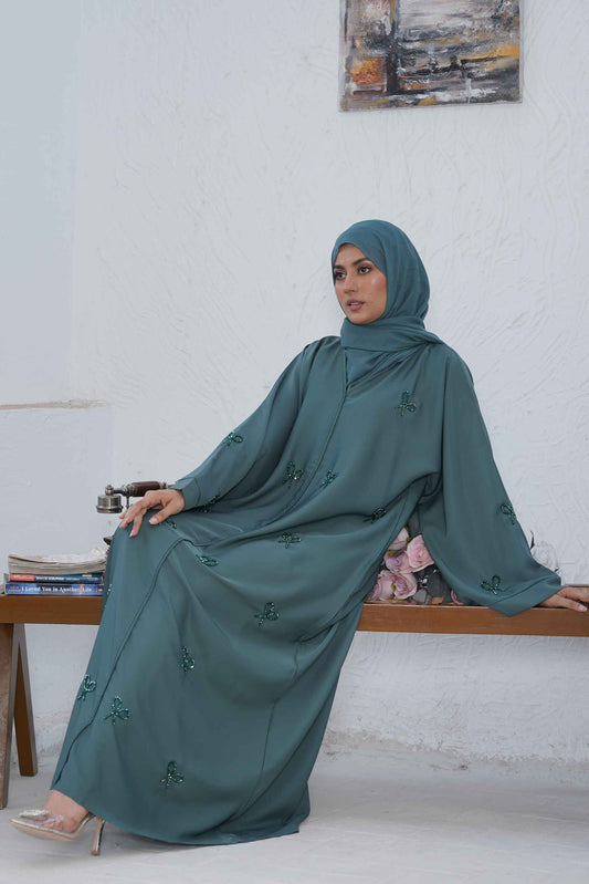 Emerald Green Abaya