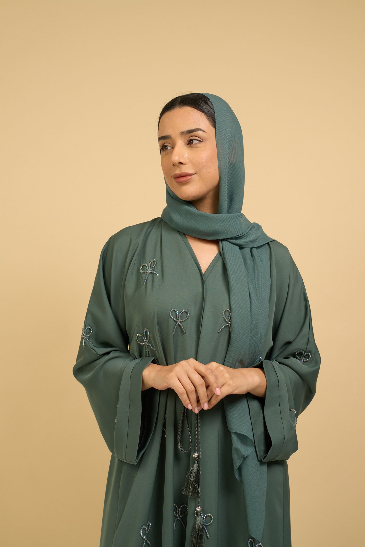 Emerald Green Abaya