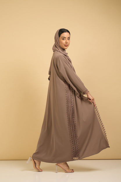 Taupe Grace Abaya