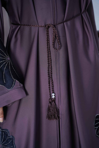Velvet Blossom Abaya
