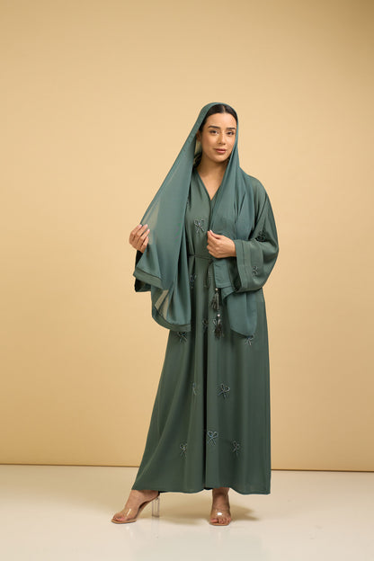 Emerald Green Abaya